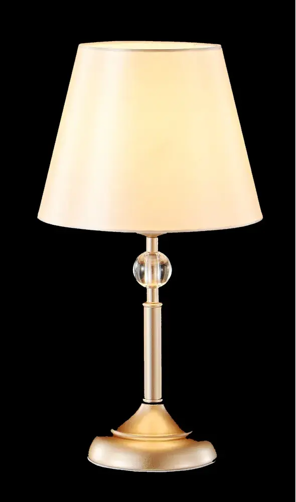 Настольная лампа Crystal Lux FLAVIO LG1 GOLD — золотой, ракурс 2