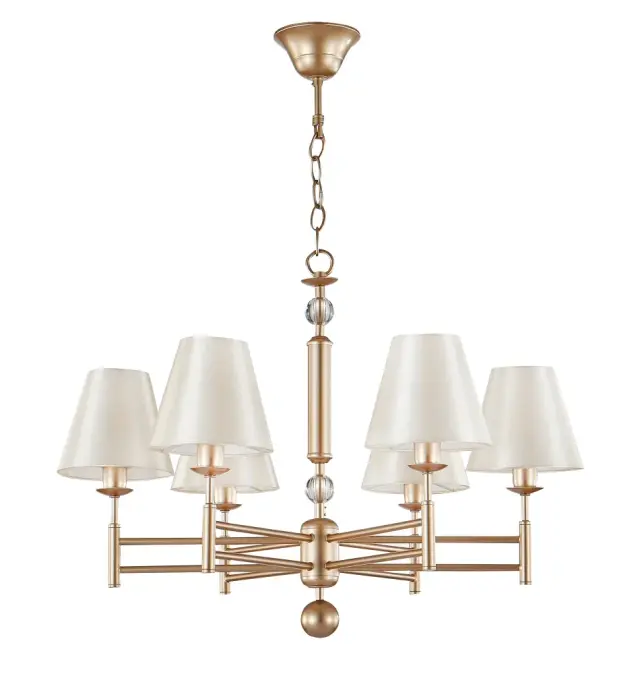 Люстра Crystal Lux FLAVIO SP6 GOLD — золотой