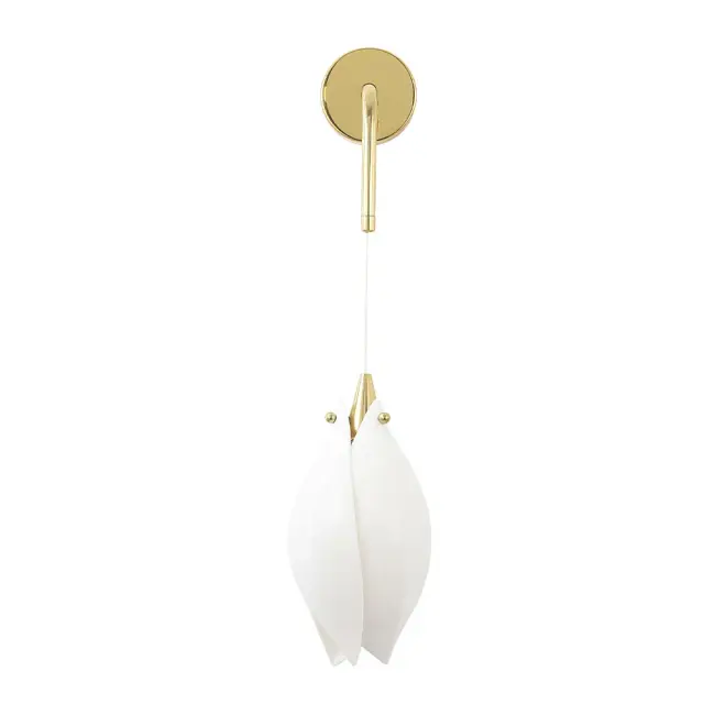 Бра Crystal Lux FLOWERS AP1 — золотой, ракурс 4