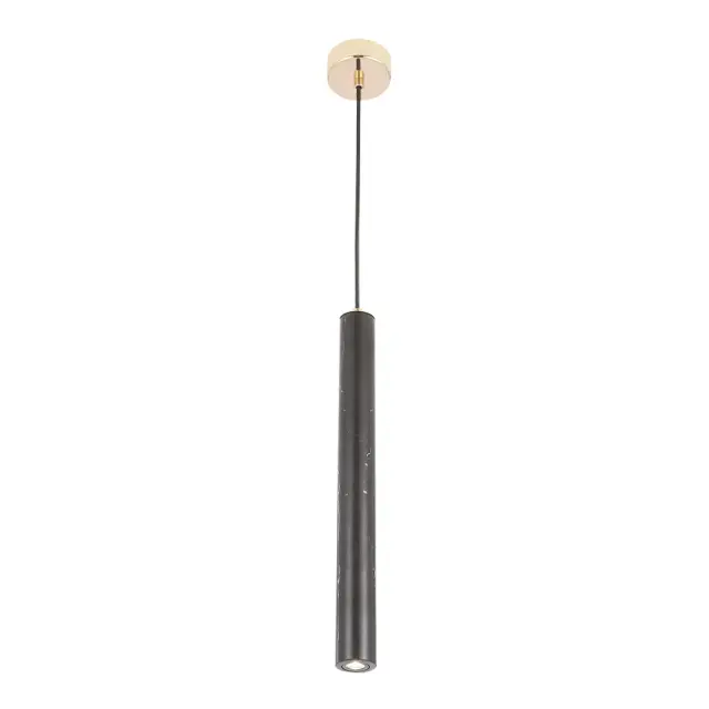 Светильник Crystal Lux FRESA SP3W LED BLACK — золотой, ракурс 3