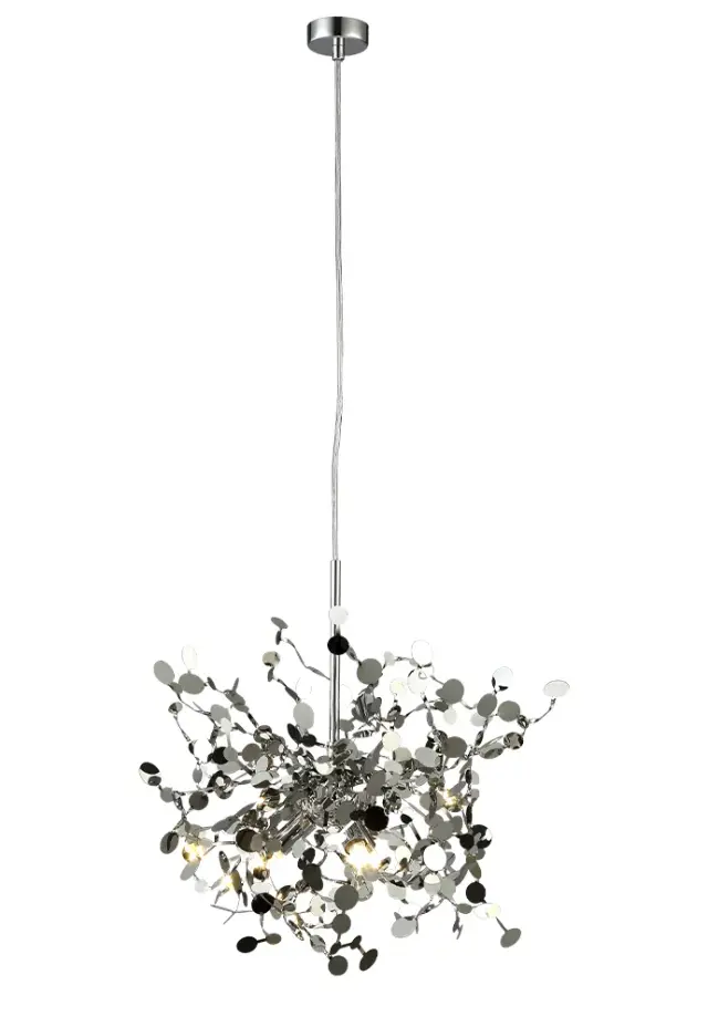 Люстра Crystal Lux GARDEN SP3 D400 CHROME — хром, ракурс 3