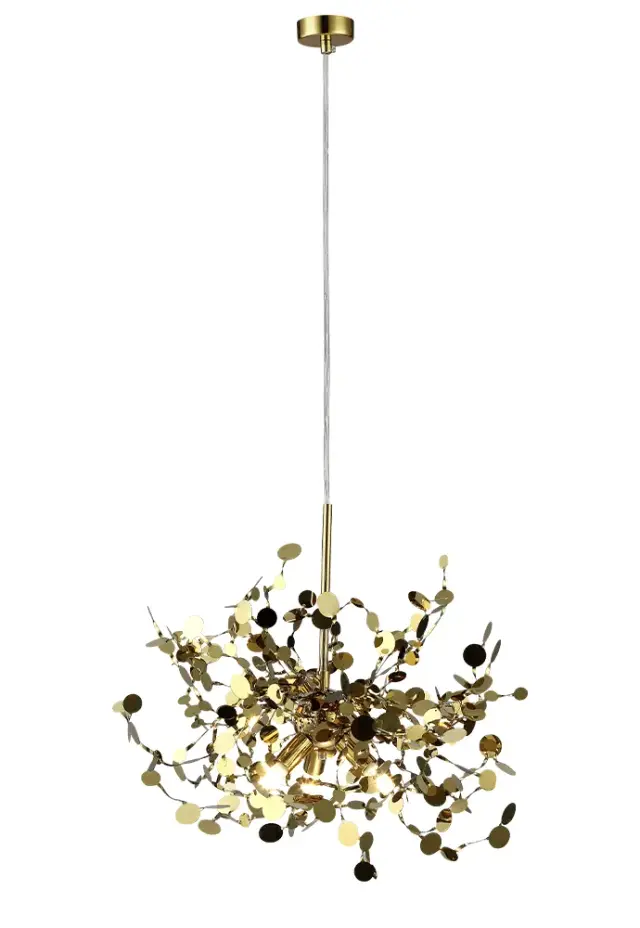 Люстра Crystal Lux GARDEN SP3 D400 GOLD — золотой, ракурс 2
