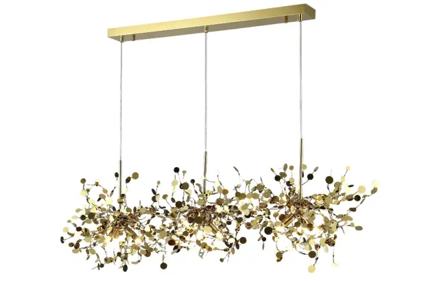 Светильник Crystal Lux GARDEN SP3х3 L1200 GOLD — золотой, ракурс 2