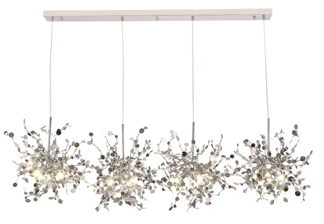 Светильник Crystal Lux GARDEN SP3х4 L1600 CHROME — хром, ракурс 2