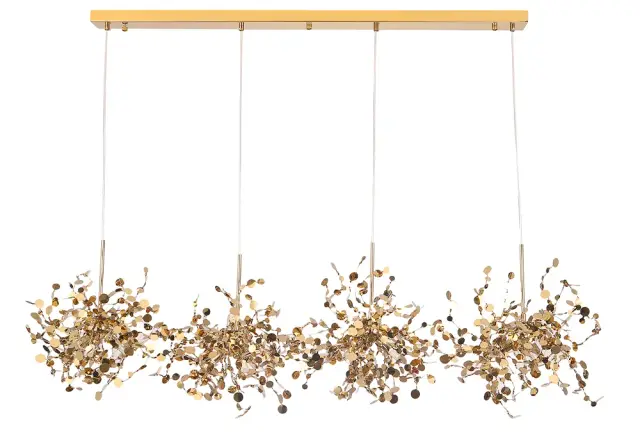 Светильник Crystal Lux GARDEN SP3х4 L1600 GOLD — золотой