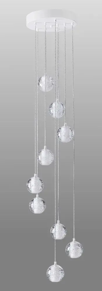 Светильник Crystal Lux GASPAR SP9 D300 WHITE — белый