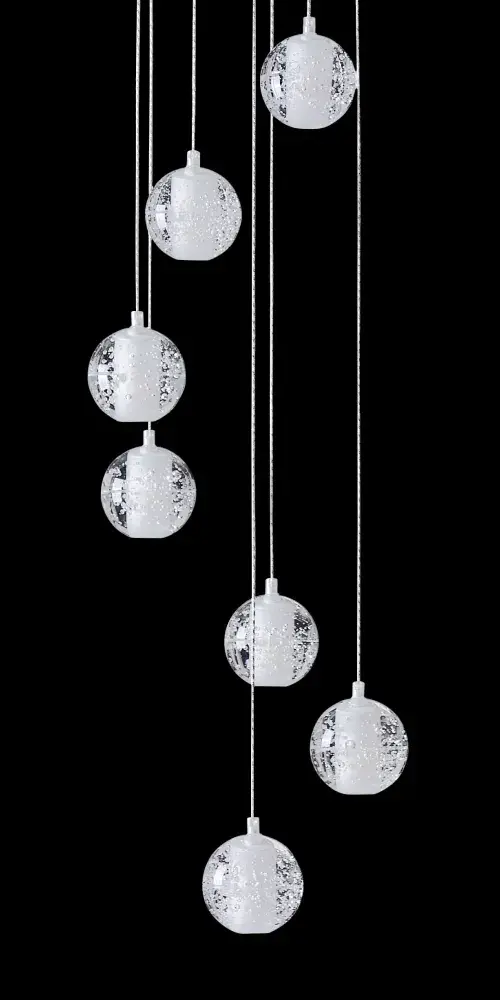 Светильник Crystal Lux GASPAR SP9 D300 WHITE — белый, ракурс 4