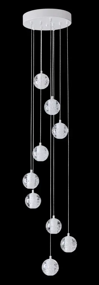 Светильник Crystal Lux GASPAR SP9 D300 WHITE — белый, ракурс 5