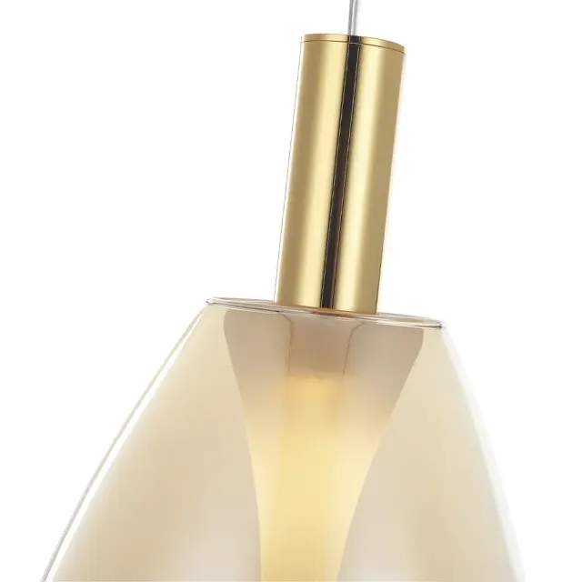 Светильник Crystal Lux GAUDI SP4W LED AMBER — золотой, ракурс 3