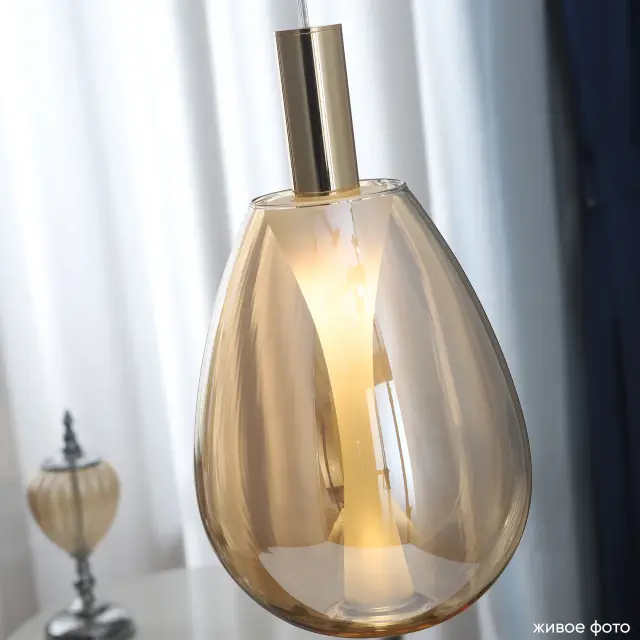 Светильник Crystal Lux GAUDI SP4W LED AMBER — золотой, ракурс 6