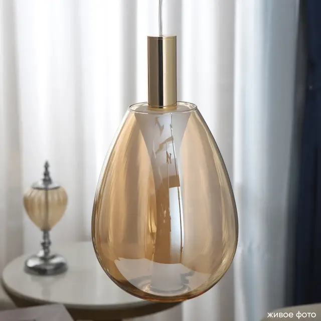 Светильник Crystal Lux GAUDI SP4W LED AMBER — золотой, ракурс 7