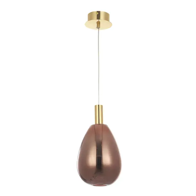 Светильник Crystal Lux GAUDI SP4W LED COPPER — золотой, ракурс 3