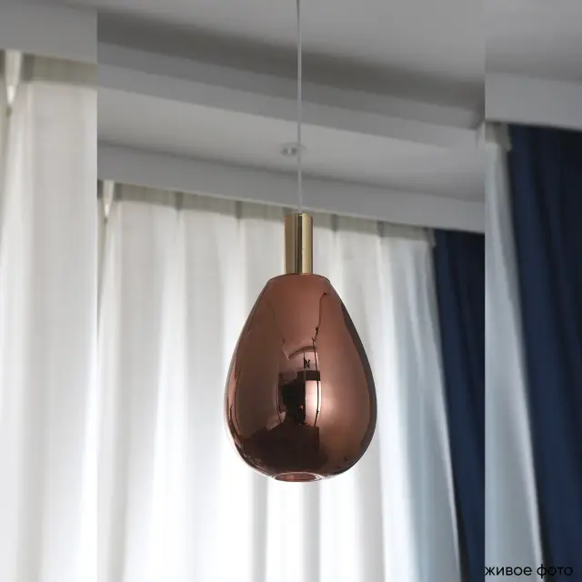 Светильник Crystal Lux GAUDI SP4W LED COPPER — золотой, ракурс 7
