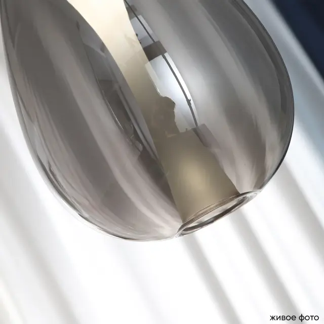 Светильник Crystal Lux GAUDI SP4W LED SMOKE — хром, ракурс 9