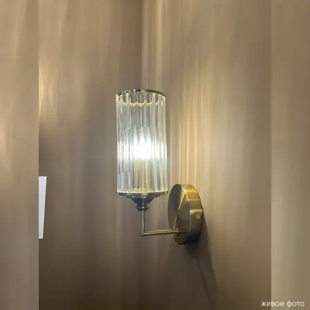 Бра Crystal Lux GLORIA AP1 BRASS — латунь, ракурс 7