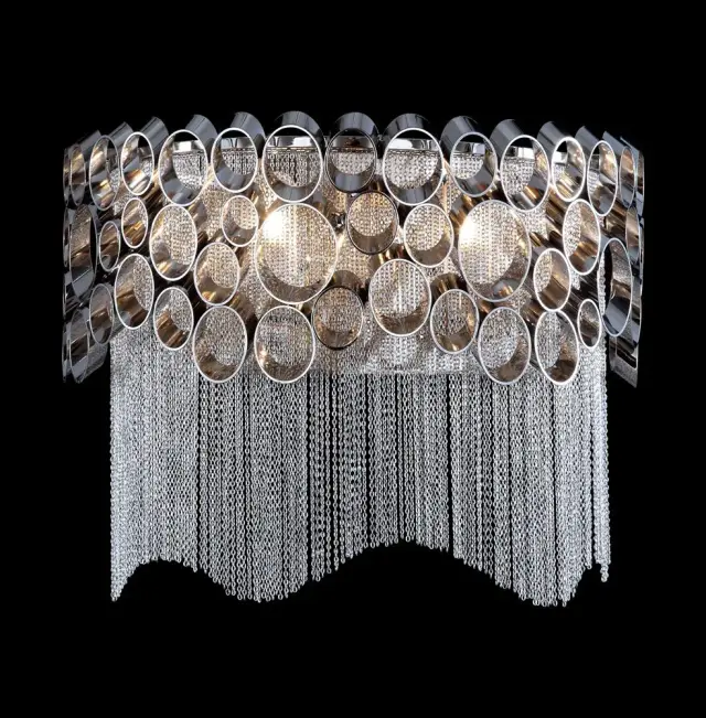 Бра Crystal Lux HAUBERK AP2 — никель