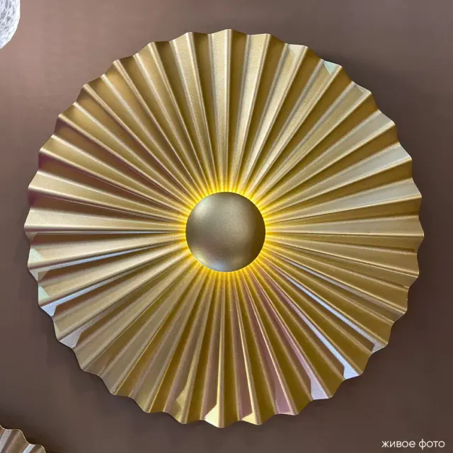Бра Crystal Lux HOLA AP4W LED D350 — золотой, ракурс 5