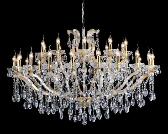 Люстра Crystal Lux HOLLYWOOD SP20+10 GOLD — золотой