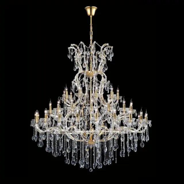 Люстра Crystal Lux HOLLYWOOD SP53 GOLD — золотой