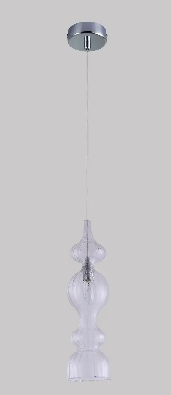 Светильник Crystal Lux IRIS SP1 A TRANSPARENT — хром