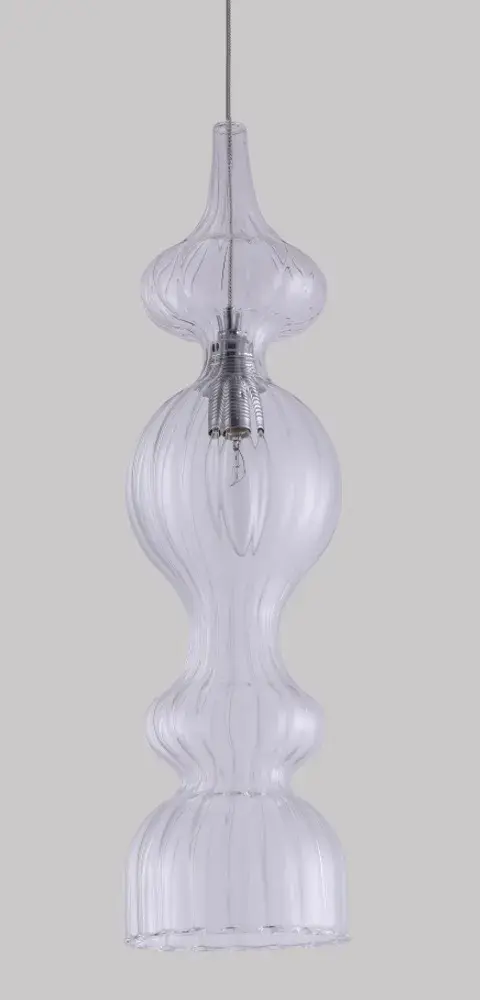 Светильник Crystal Lux IRIS SP1 A TRANSPARENT — хром, ракурс 3