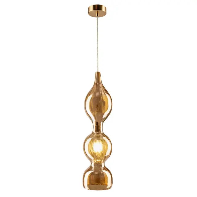 Светильник Crystal Lux IRIS SP1 B AMBER — золотой