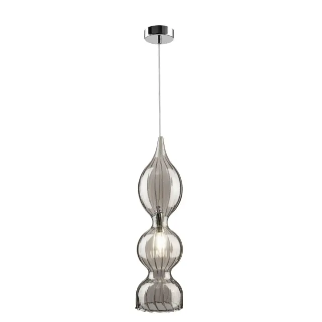 Светильник Crystal Lux IRIS SP1 B SMOKE — хром, ракурс 2
