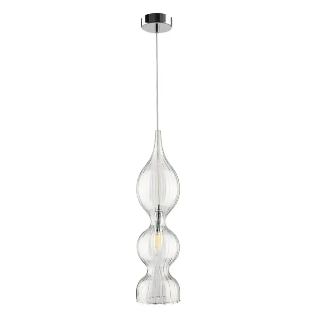 Светильник Crystal Lux IRIS SP1 B TRANSPARENT — хром