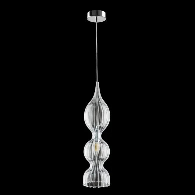 Светильник Crystal Lux IRIS SP1 B TRANSPARENT — хром, ракурс 5