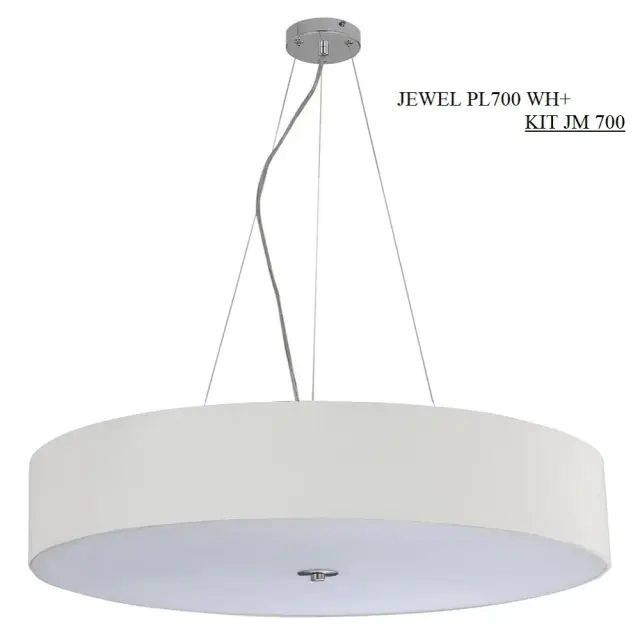 Светильник Crystal Lux JEWEL PL700 WH — хром, ракурс 2