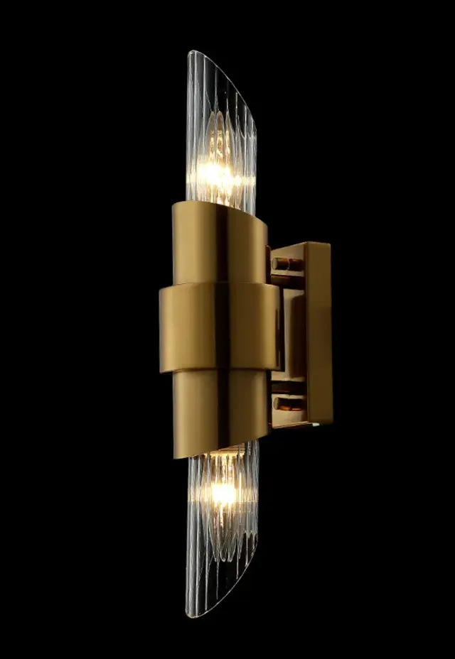 Бра Crystal Lux JUSTO AP2 BRASS — бронза, ракурс 3