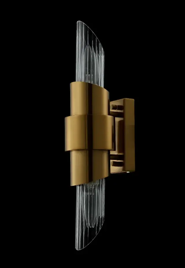 Бра Crystal Lux JUSTO AP2 BRASS — бронза, ракурс 4
