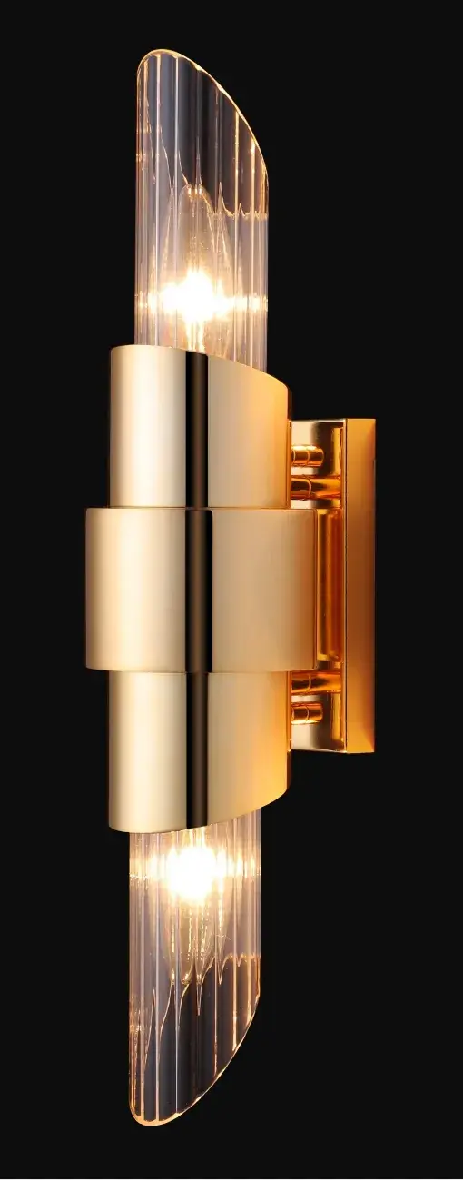 Бра Crystal Lux JUSTO AP2 GOLD — золотой