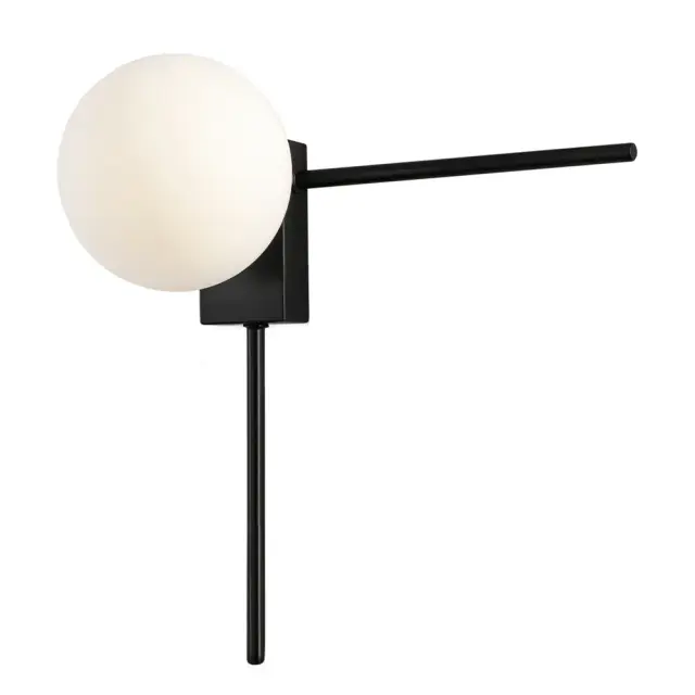 Бра Crystal Lux LORO AP1 V1 BLACK — черный, ракурс 2
