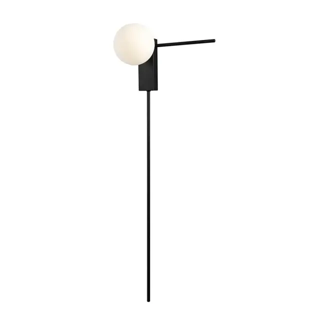 Бра Crystal Lux LORO AP1 V2 BLACK — черный, ракурс 2