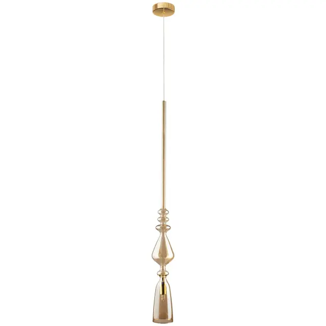 Светильник Crystal Lux LUX NEW SP1 B AMBER — золотой