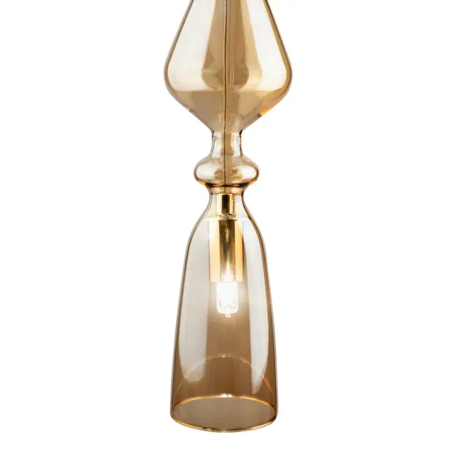 Светильник Crystal Lux LUX NEW SP1 B AMBER — золотой, ракурс 4