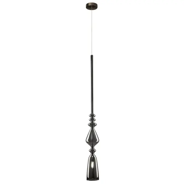 Светильник Crystal Lux LUX NEW SP1 B SMOKE — хром