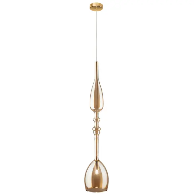 Светильник Crystal Lux LUX NEW SP1 C AMBER — золотой
