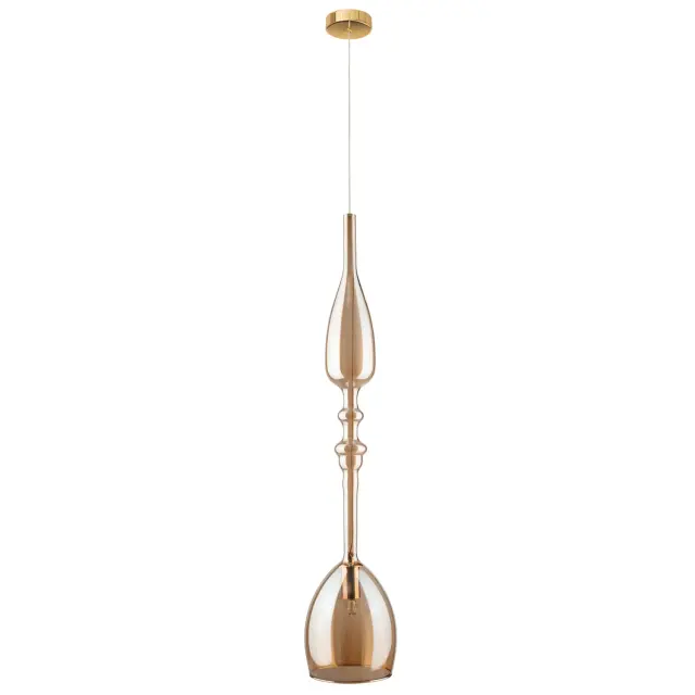Светильник Crystal Lux LUX NEW SP1 C AMBER — золотой, ракурс 2