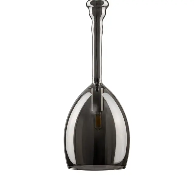 Светильник Crystal Lux LUX NEW SP1 C SMOKE — хром, ракурс 3