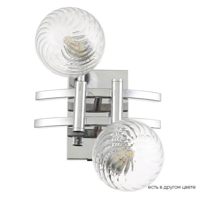 Бра Crystal Lux LUXURY AP2 CHROME — хром