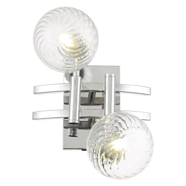 Бра Crystal Lux LUXURY AP2 CHROME — хром, ракурс 5