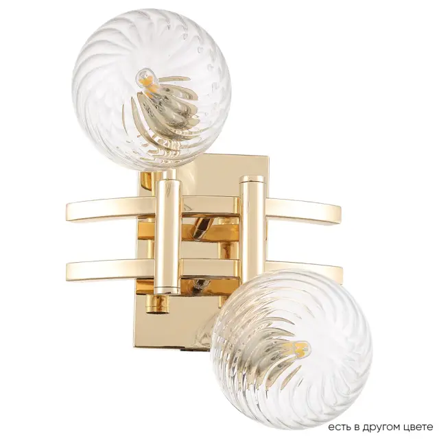 Бра Crystal Lux LUXURY AP2 GOLD — золотой