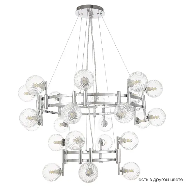 Люстра Crystal Lux LUXURY SP16+8 CHROME — хром