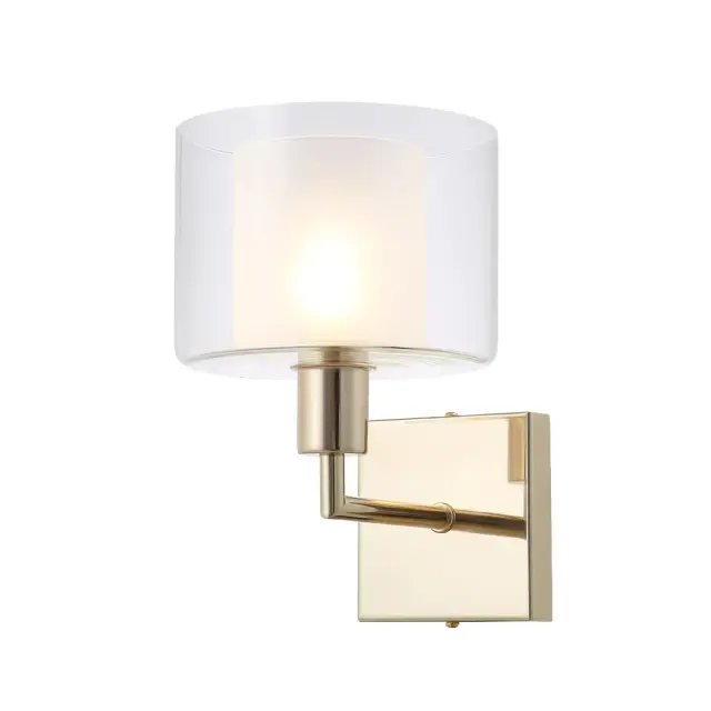 Бра Crystal Lux MAESTRO AP1 GOLD — золотой, ракурс 3