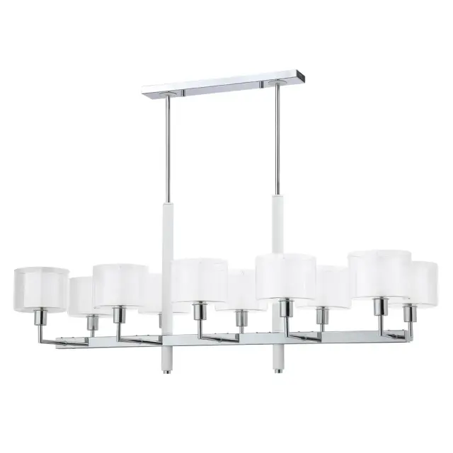 Светильник Crystal Lux MAESTRO SP-PL10 L1100 CHROME — хром, ракурс 3