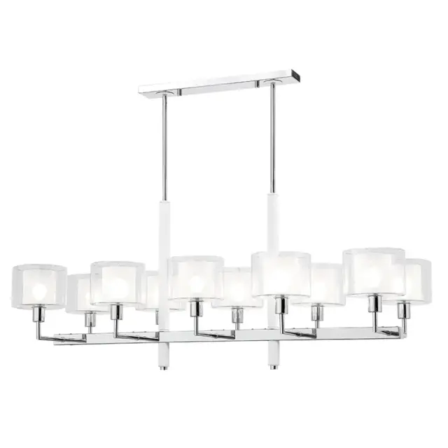 Светильник Crystal Lux MAESTRO SP-PL10 L1100 CHROME — хром, ракурс 4
