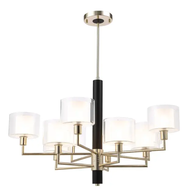 Люстра Crystal Lux MAESTRO SP-PL5+5 GOLD — золотой, ракурс 3