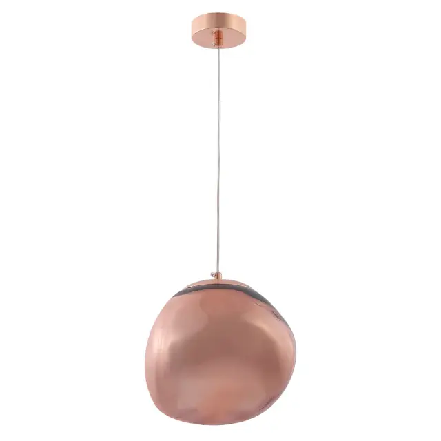 Светильник Crystal Lux MALAGA SP1 D200 COOPER — медь, ракурс 3